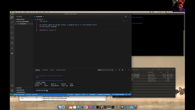 Productivity with Containers: Python and Infrastructure Diagrams
