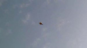 Модель самолета-амфибии на Верхнем лиманском пруде 01.07.2012 г.Алчевск