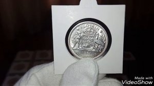 Монета 1 флорин Австралии 1961 года / регулярный чекан