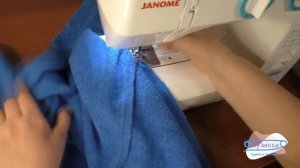 Использую лоскут махры. Шью полотенце с капюшоном.