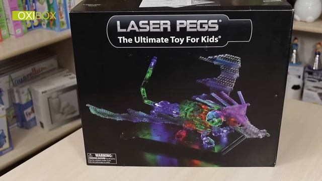 LASER PEGS светодиодный конструктор динозавр от oxibox.ru - интернет магазин игрушек смотреть онлайн