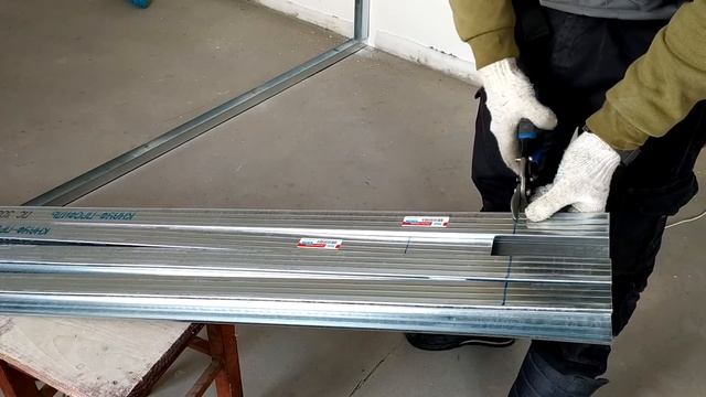 Каркас перегородок ГКЛ за 4 мин! смотреть онлайн