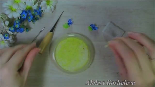 НЕЗАБУДКИ ИЗ ФОАМИРАНА для летнего веночка/МК/3 часть/ПОЛЕВЫЕ ЦВЕТЫ/МИНИПРЕЗЕНТАЦИЯ МК МАКОВ