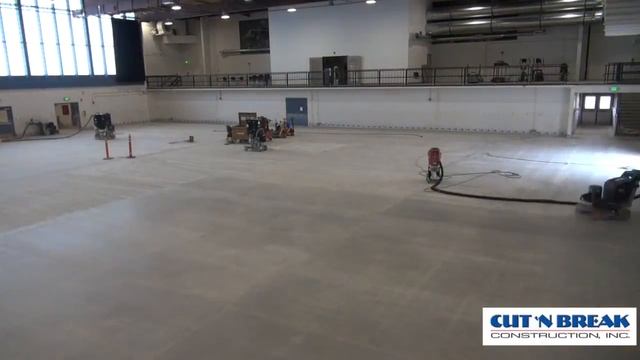 Medford Armory Concrete repair and polish time lapse with Cut-n-Break смотреть онлайн