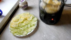 Хрустящие  Кабачки Чипсы из кабачков во фритюрнице GFGril   ОООчень вкусно