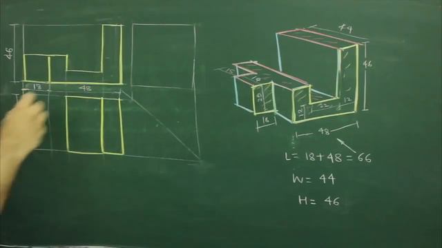 Orthographic projections Q 12, Engineering Drawing, Technical Drawing смотреть онлайн
