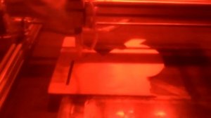 пример работы лазерного гравера 2,5вт