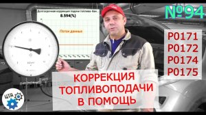 Коррекция топливоподачи в помощь при диагностике: дроссель, бензонасос или что-то еще? (Видео 94)