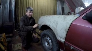 удаление клея с кузова автомобиля (после карбона)