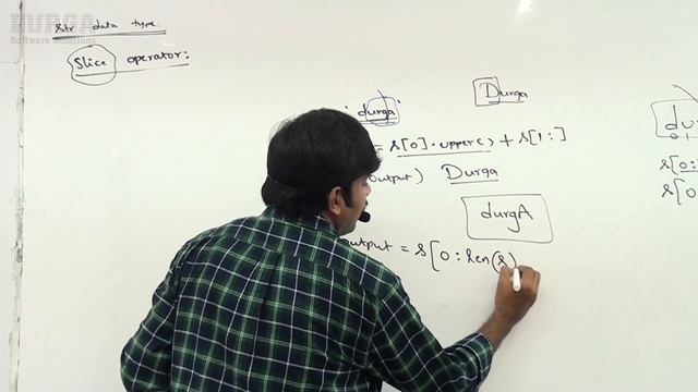 Python Tutorial ||  Data Types ||  Str Data Type - Slice Operator Applications || by Durga Sir