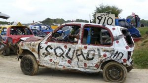 Banger Racing Smallfield Raceway Micro Bangers + Rookie Bangers 18/09/2016