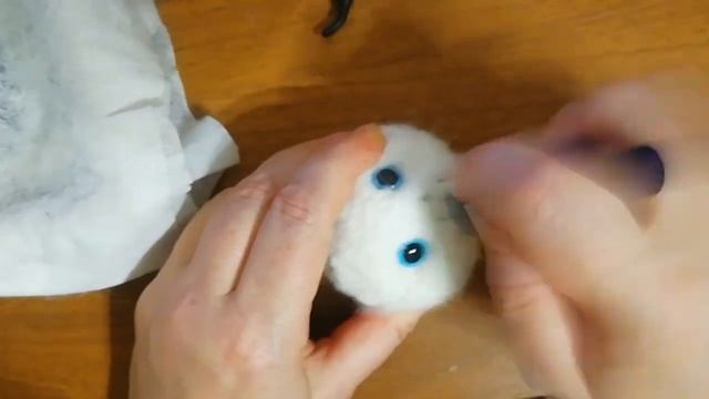 Игрушка из шерсти. Голубая Коровка. Мастер класс по валянию. Часть 1-я / #фелтинг #сухоеваляние