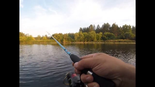 Рыбалка на реке Белой.. Щука на Лягушку. смотреть онлайн