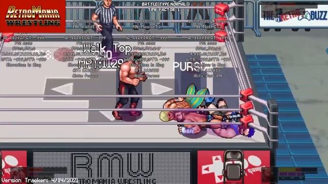 Retromania Wrestling Debug Mode PS4 смотреть онлайн