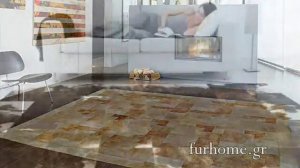 Современные ковры из меха и кожи от Fur Home ™