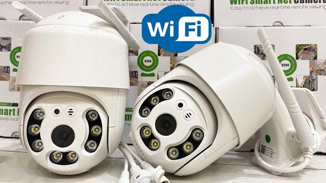 Недорогая поворотная уличная WiFi камера Bitahon HD V380. Обзор 2022. смотреть онлайн