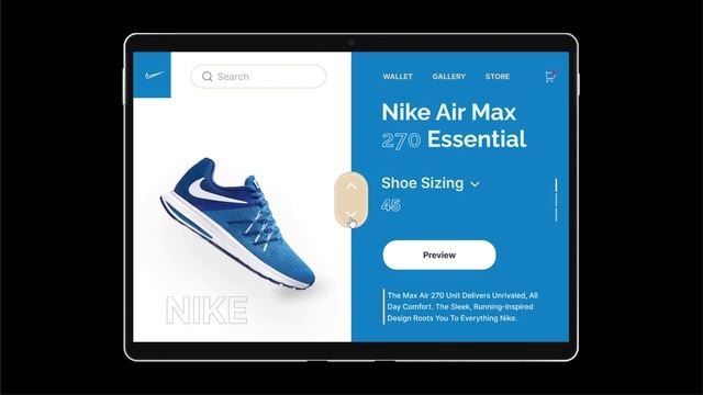 Nike store Figma interactive prototype смотреть онлайн