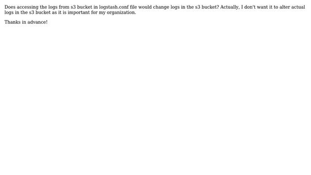 DevOps & SysAdmins: Accessing the logs from s3 bucket using logstash смотреть онлайн