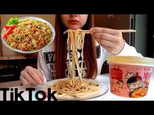 MUKBANG ЖАРЕНАЯ КАРТОШКА / САЛАТ  / МУКБАНК asmr KALASHNIKOVA. V