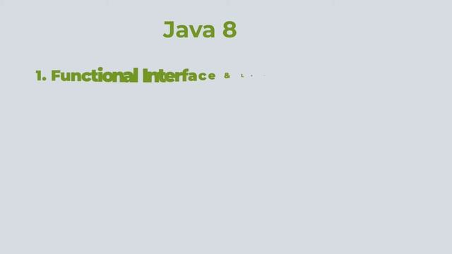 Java 8 - Part 1 - Java 8 features | Introduction(2020)