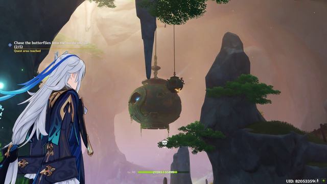 Silently the Butterfly Crosses the Valley Genshin Impact смотреть онлайн