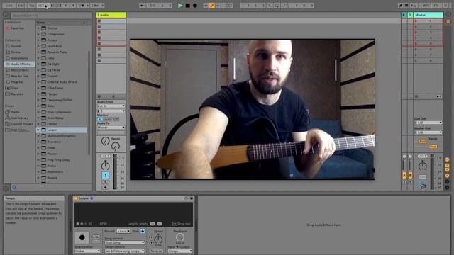 КАК СДЕЛАТЬ ГИТАРНЫЙ ЛУПЕР В ABLETON LIVE | GUITAR LOOPING TUTORIAL