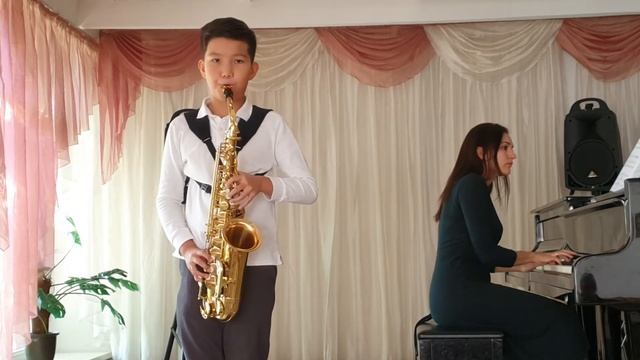 А.Бородин "Половецкие пляски"  исполняет Коспенбетов Батырхан (саксофон), 10 лет