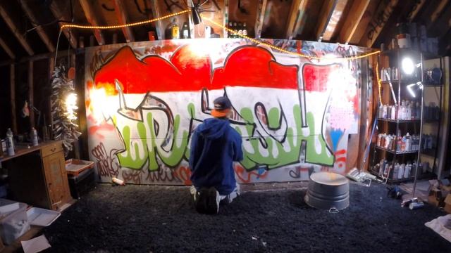 "FRESH" Graffiti Piece смотреть онлайн