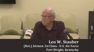 Leo Stauber Veterans interview