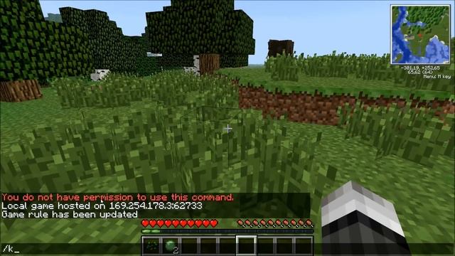Minecraft Hileler Kapalıyken Hileleri Açma смотреть онлайн