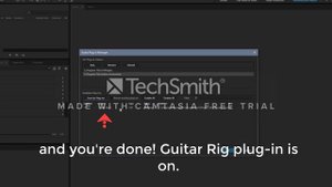 How to install Guitar Rig plug-ins in Adobe Audition