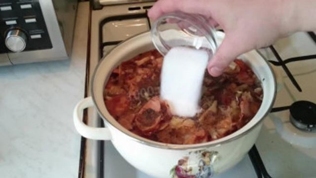 Копченая грудинка в луковой шелухе с жидким дымом
