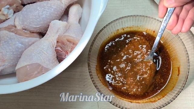Самые СОЧНЫЕ ВКУСНЫЕ КУРИНЫЕ ГОЛЕНИ Теперь всегда готовлю только в этом маринаде