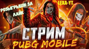 ИГРАЕМ ПАБЛИК / РОЗЫГРЫШИ В ЧАТЕ / СТРИМ PUBG MOBILE !!!