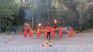 Славянская программа Огненное шоу от творческого коллектива Гардарика