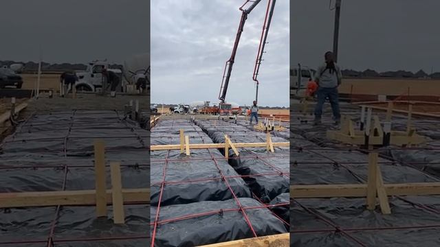 Заливка фундамента. Прямое включение смотреть онлайн