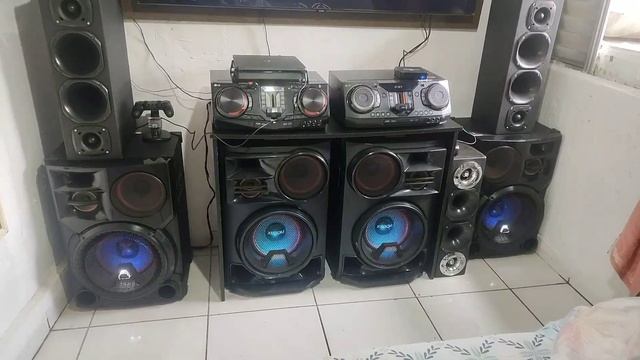 LG cj98 e cl98 tocando junto