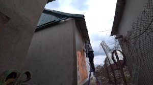 Армирование пенопласт сеткой.