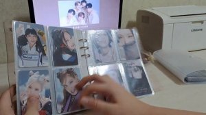 Обзор на мой биндер, k pop карты. ?