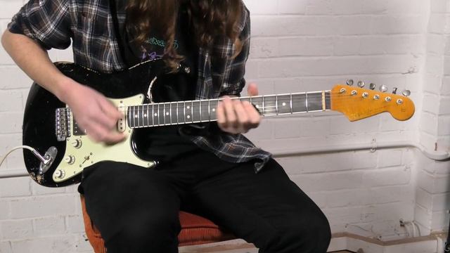 Noizemaker Guitars Custom Stratocaster HSS Montys pickups Warmoth Flame maple neck смотреть онлайн