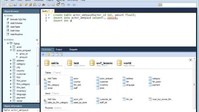 COP4710 - Oracle Chapter 4 Hands On смотреть онлайн