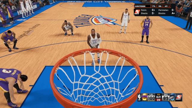 NBA 2k15 Сезон за Лейкерс - ОКС, конец регулярки...