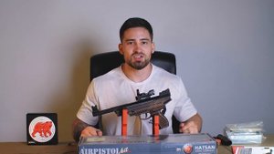 Hatsan MOD 25 MW 4.5 мм (3 Дж, пластик под дерево) видео обзор