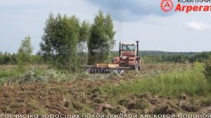 Расчистка заросших полелй