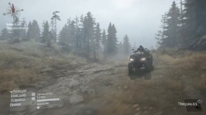 Spintires: MudRunner на квадроцикле по болоту / on a Quad bike through the swamp