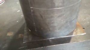 Печь для казана из листового металла