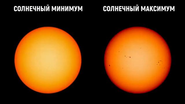Солнечный минимум против солнечного максимума - виды из космоса