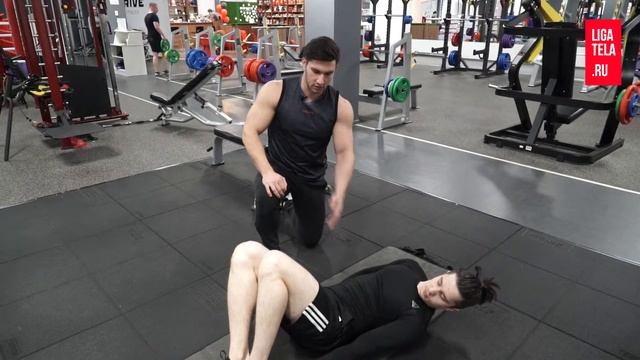 Косые скручивания лежа смотреть онлайн