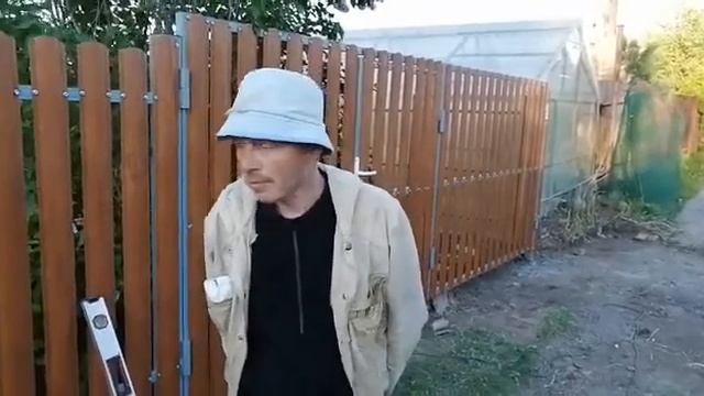 Отзыв. Монтаж забора из металлического штакетника смотреть онлайн