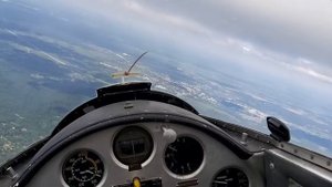 Московская область. Полет на планере Бланик L-13.